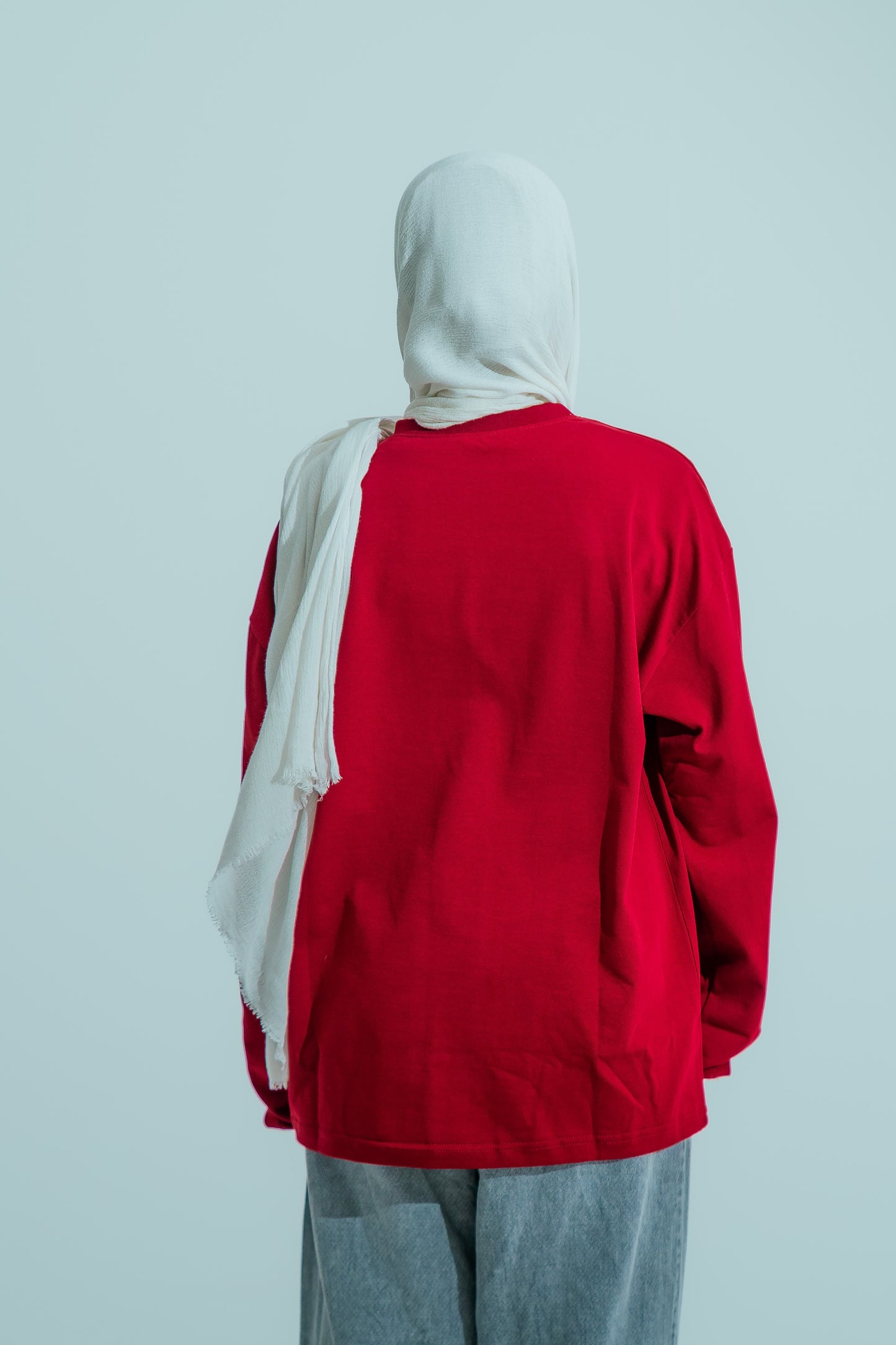 "Extraordinary" Oversized Long Sleeve - Burgundy