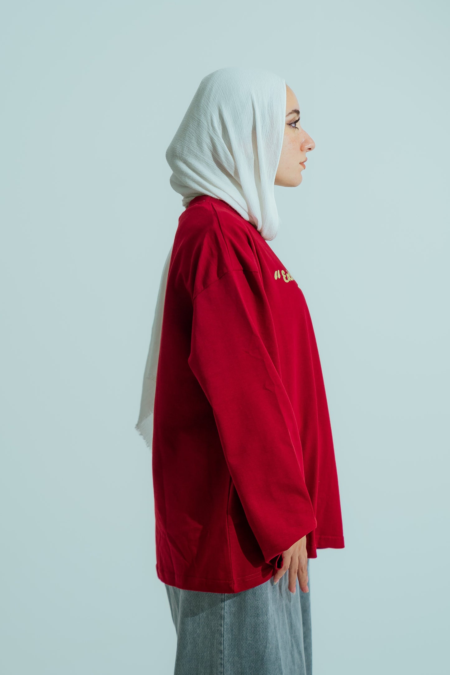 "Extraordinary" Oversized Long Sleeve - Burgundy