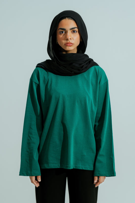 Oversized Long Sleeve - Green