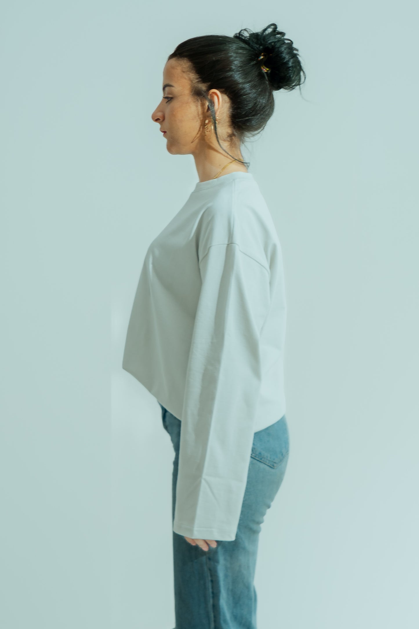Oversized Long Sleeve - Grey