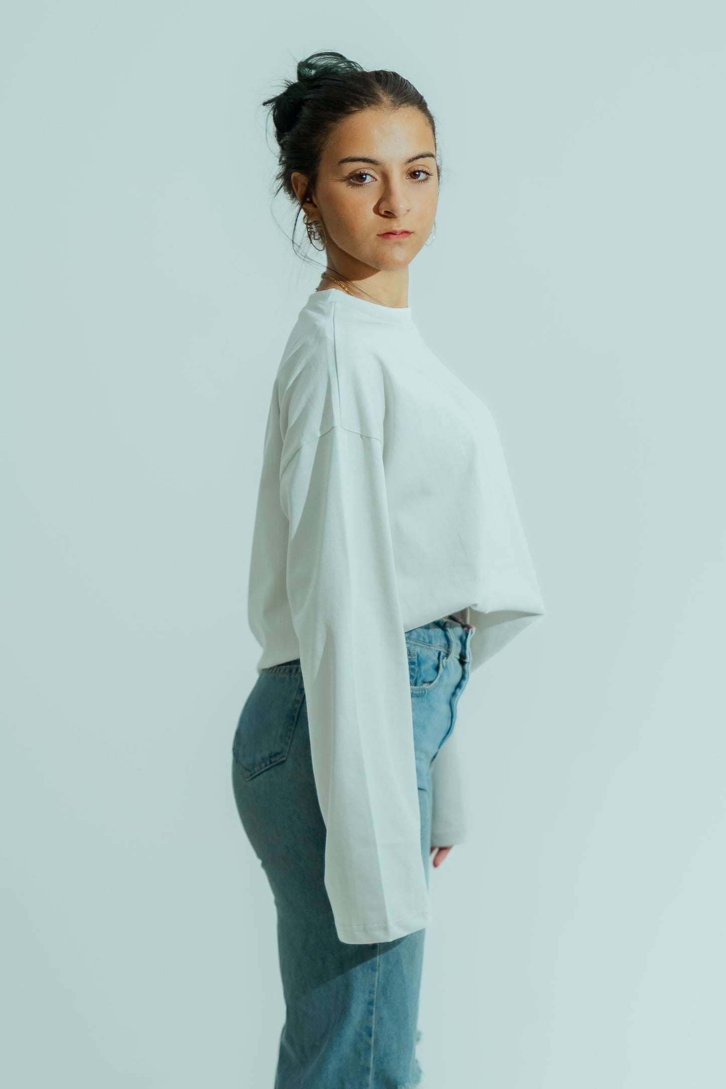 Oversized Long Sleeve - Grey